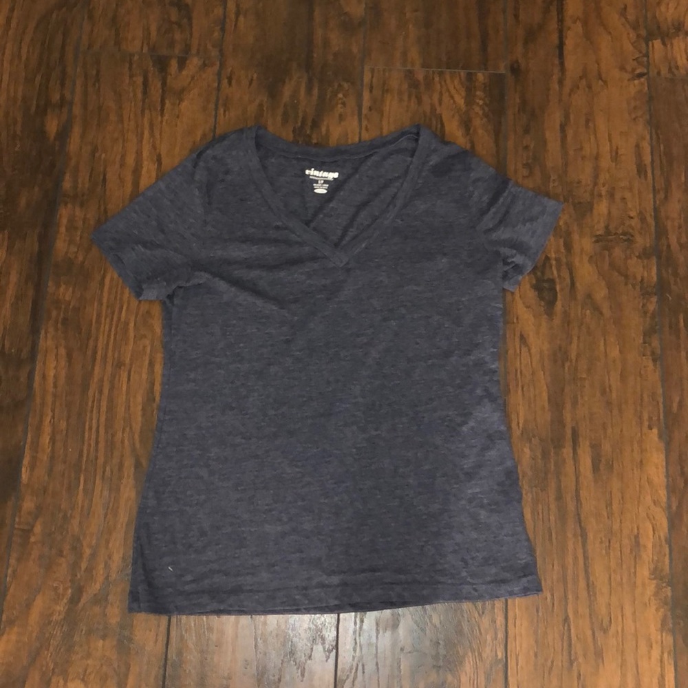 Navy blue baseball tee